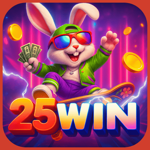 Imagem promocional da 25WIN mostrando a plataforma e suas vantagens