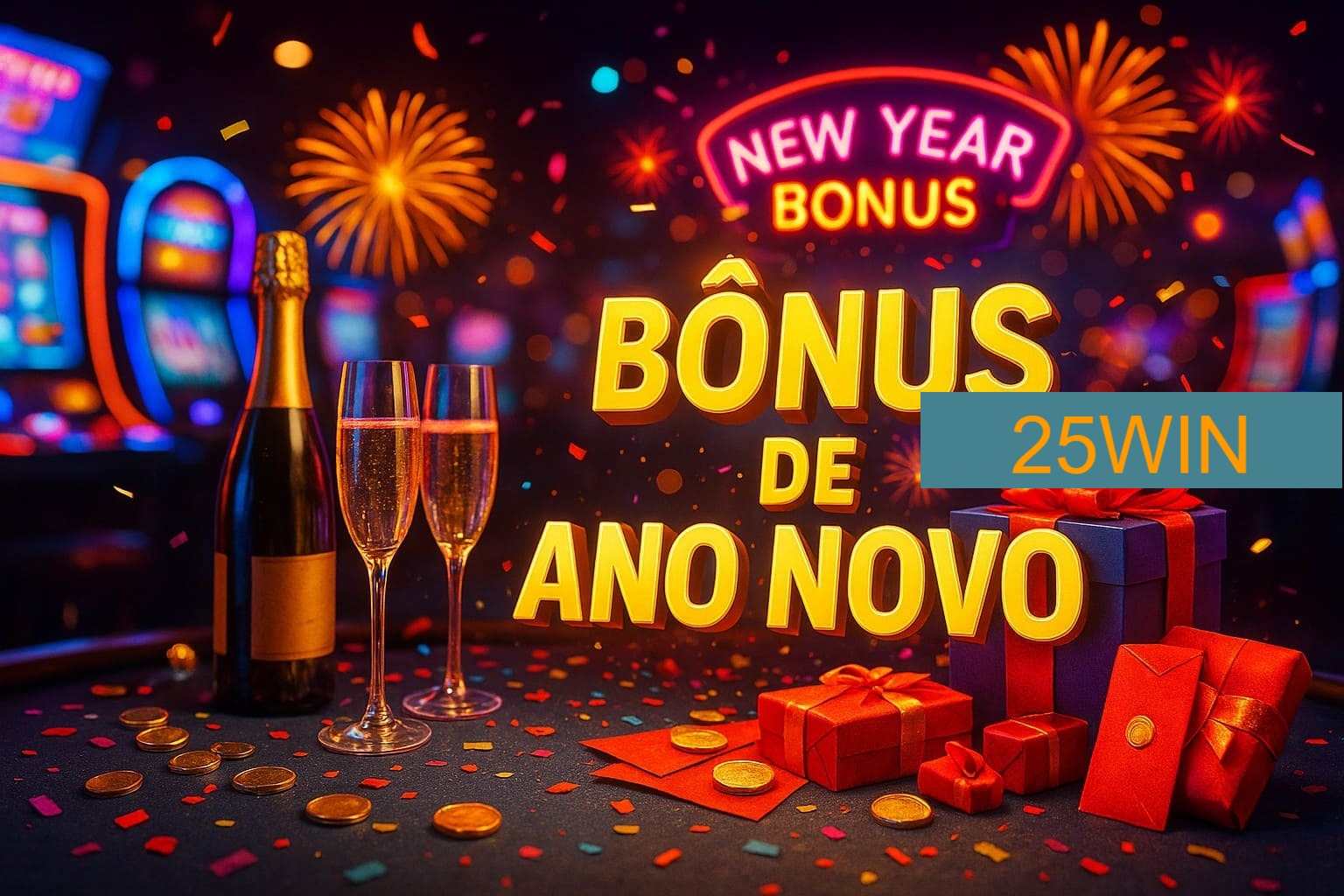 Promoções de Ano Novo no 25WIN